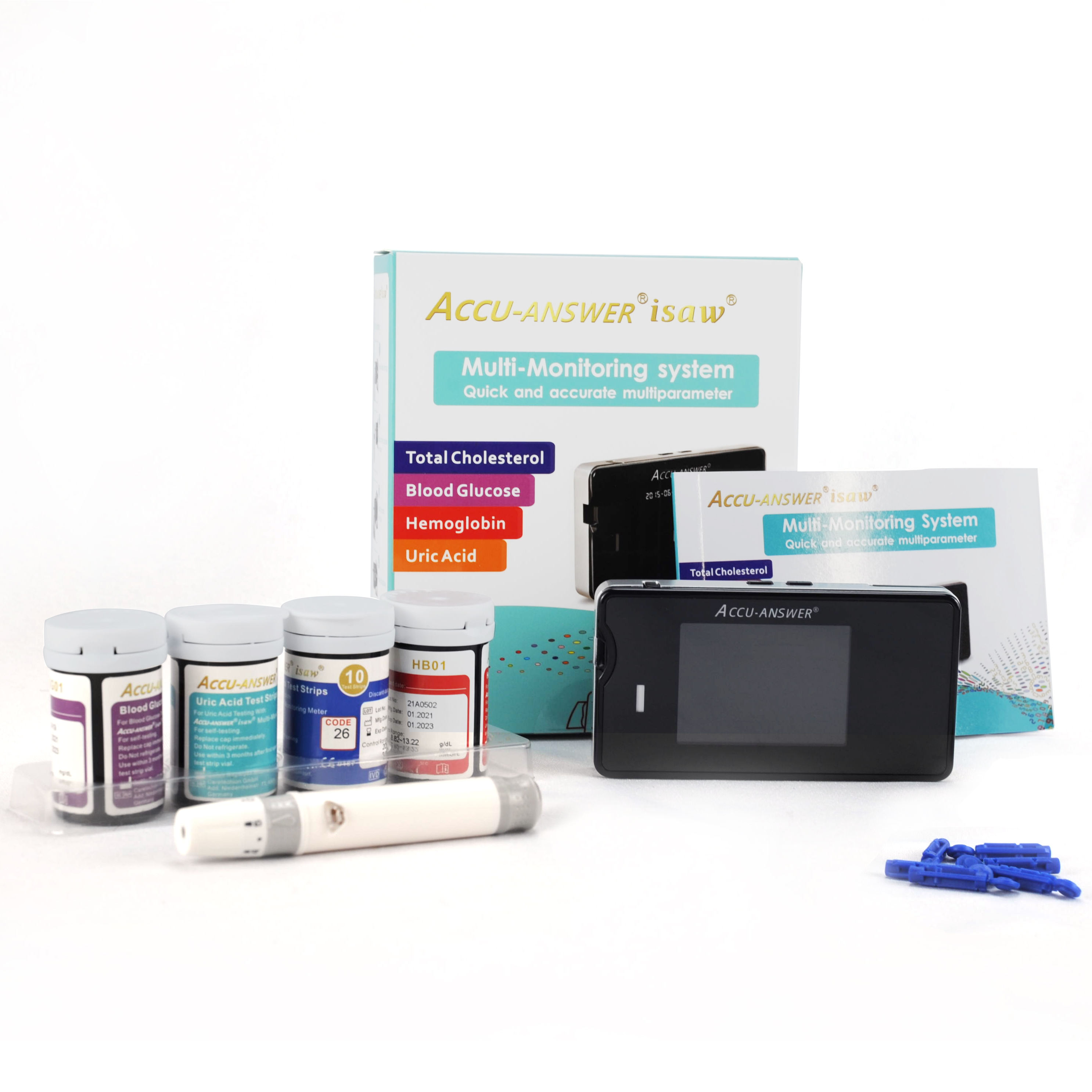 112-Double Stable IIS Blood Glucose Meter Electric Home Blood Glucose Test Strip 5 Second Test Paper 50-.jpg